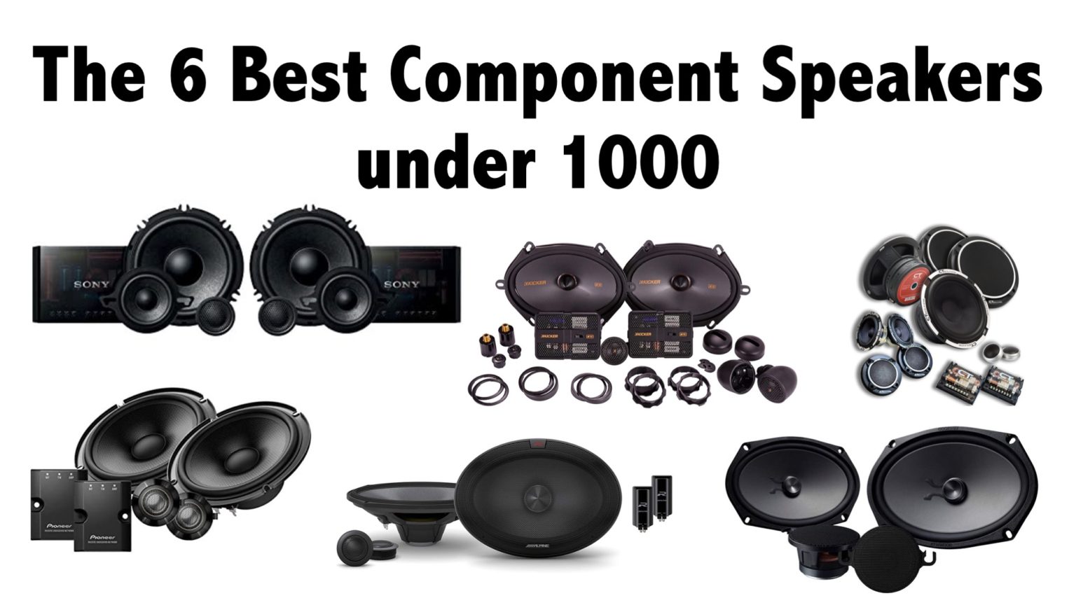 Best components. Sony car Audio System PNG.