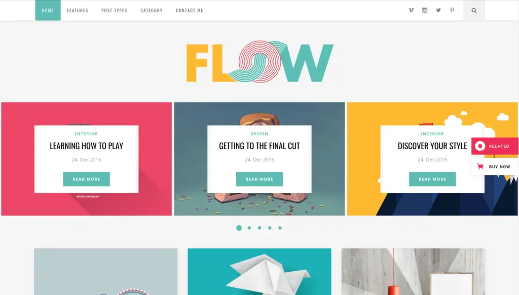 Flow - Creative Blog