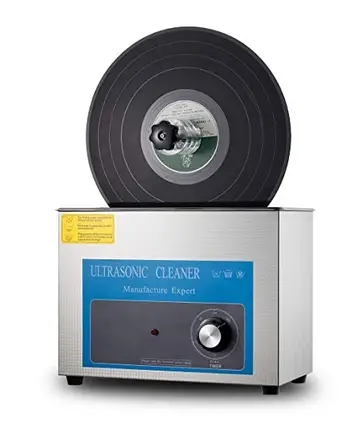 LP Vinyl Record Ultrasonic Cleaner Liftable Timing Turntable Washing Machine