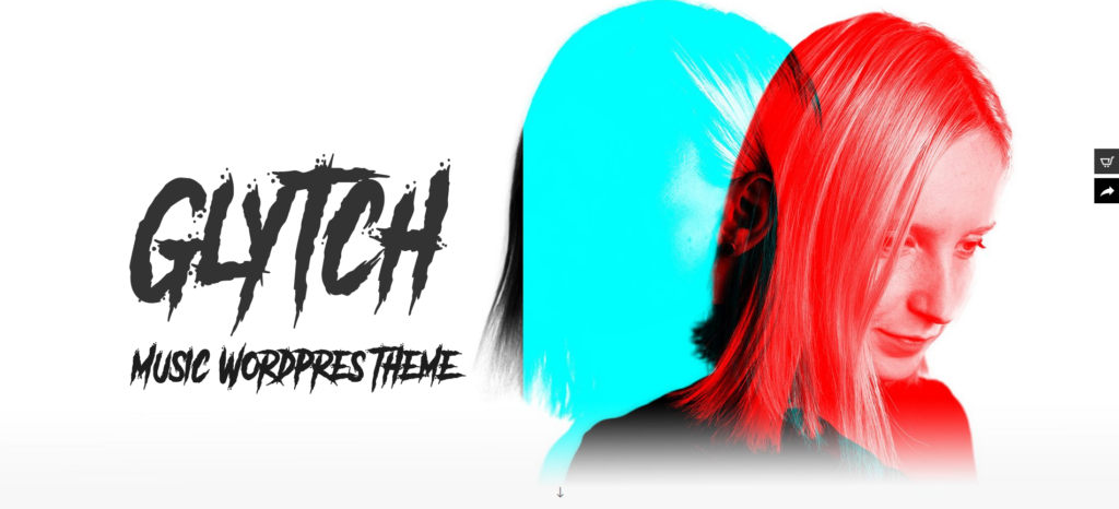 Glytch - A Vibrant Music WordPress Theme