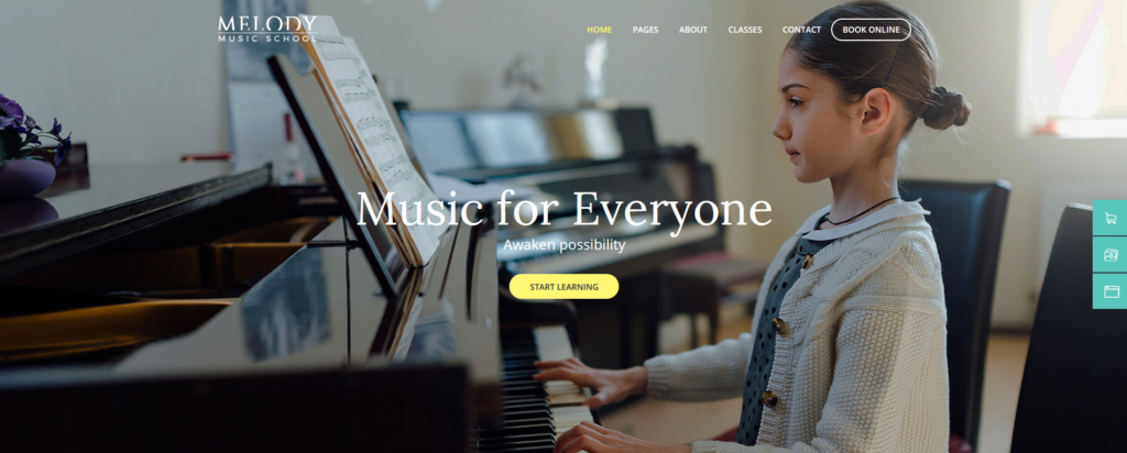 Melody - Arts & Music School WordPress Theme