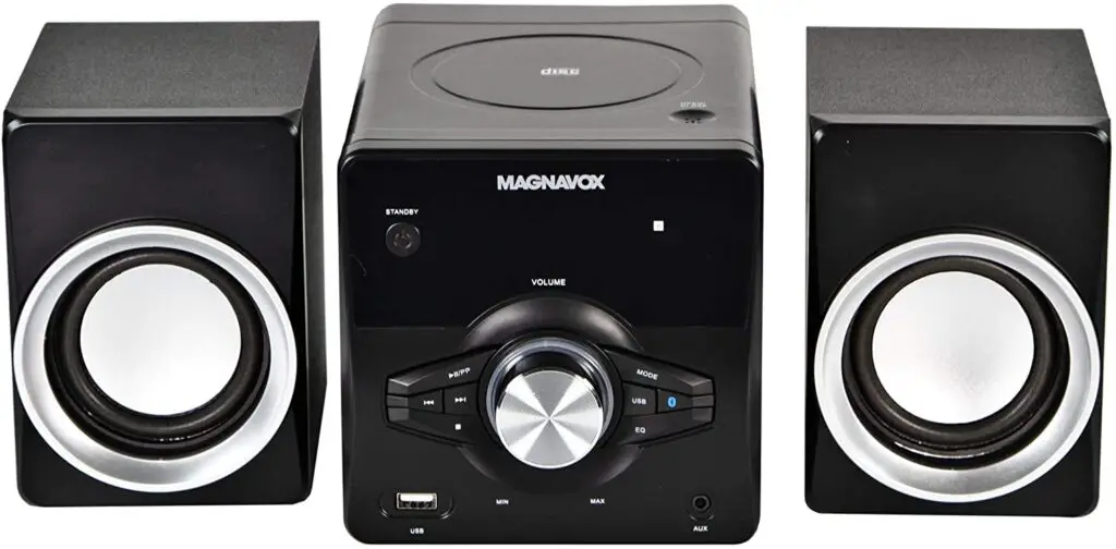 MAGNAVOX MM442 3-Piece Top Loading CD Shelf System