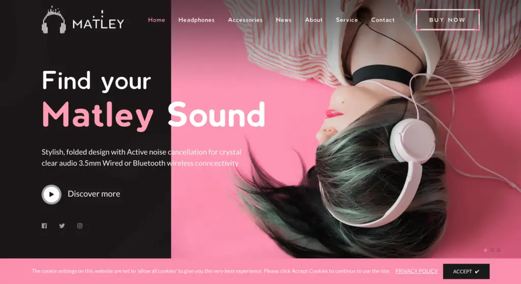 Matley - Headphone & Electronics Store Shopify Theme