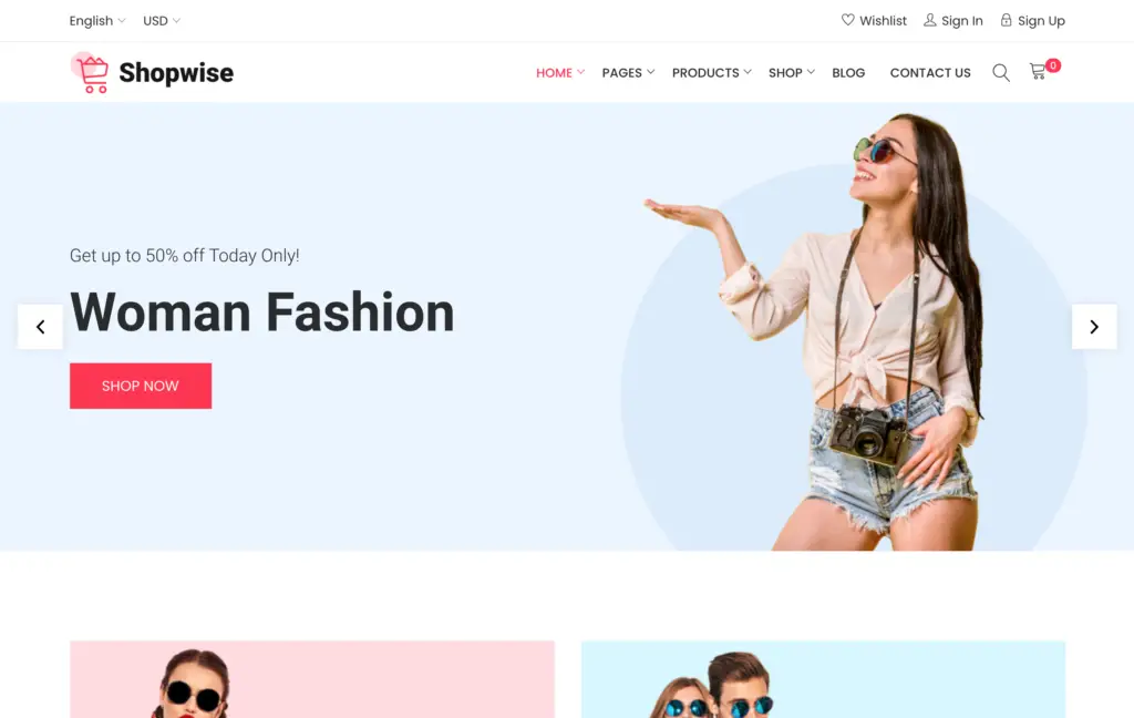 Shopwise - Fashion Store WooCommerce Theme