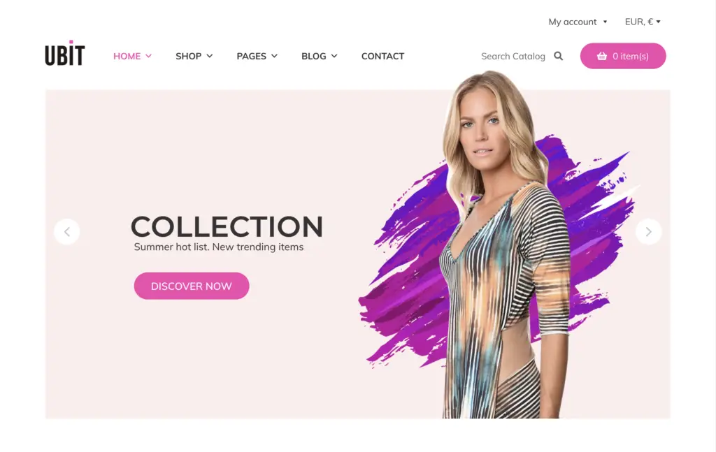 Ubit - Fashion Store WooCommerce Theme