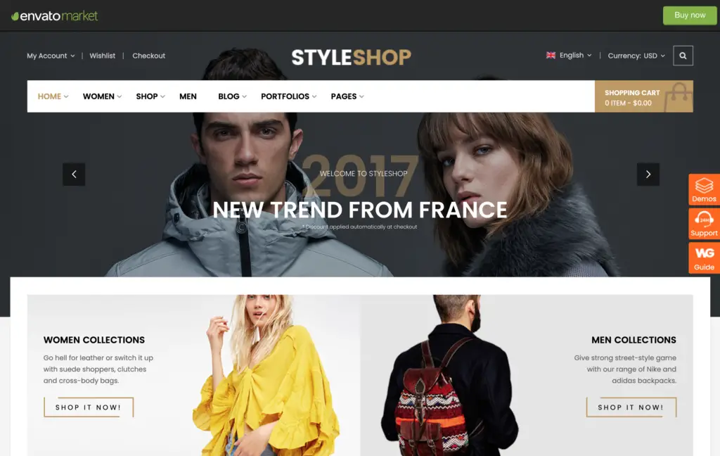 StyleShop - Responsive Clothing/ Fashion Store WordPress WooCommerce Theme (Mobile Layout Ready)