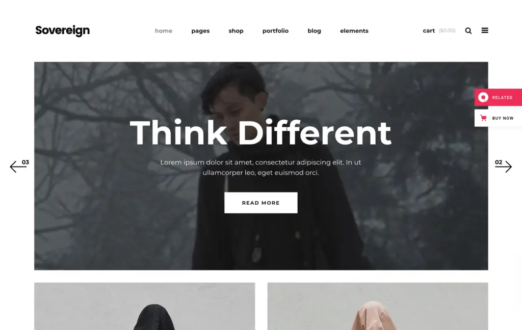 Sovereign - Minimal Fashion & Clothing Store Theme