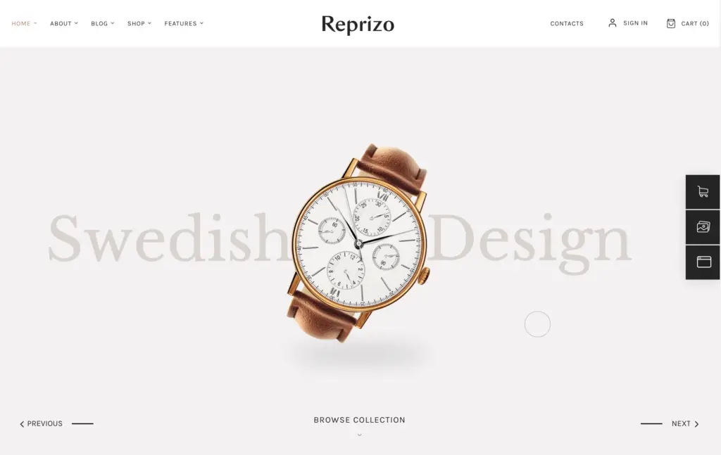 Reprizo - Jewelry & Watch Shop WordPress Theme