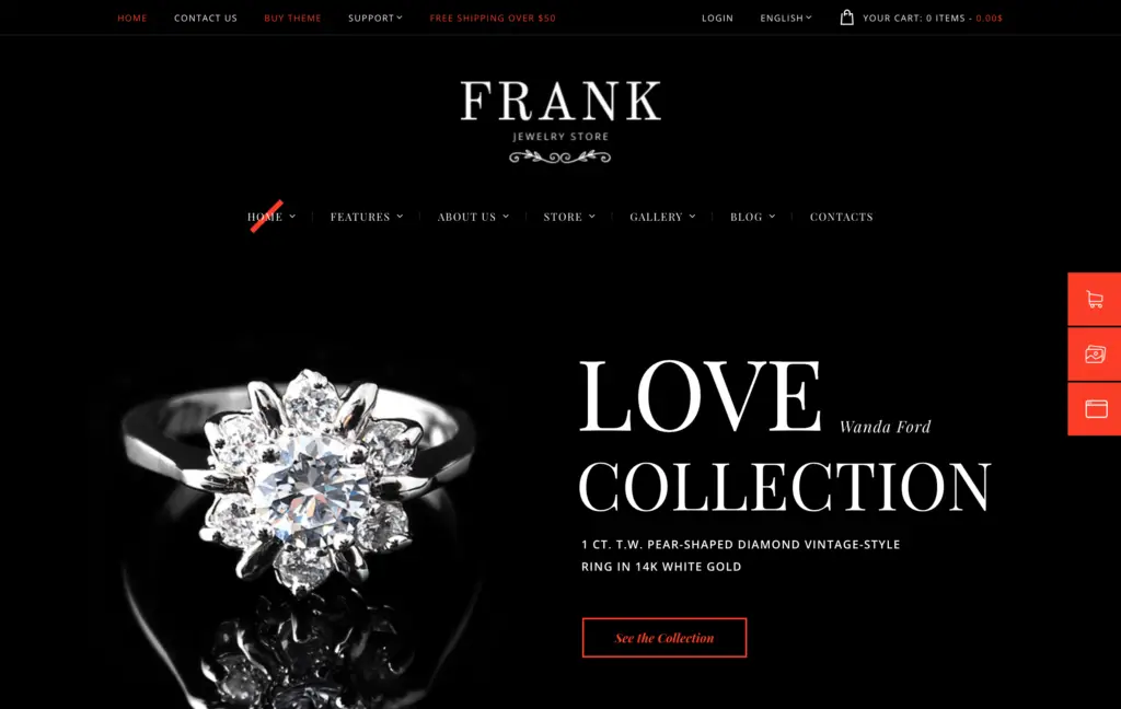 Jewelry & Watches Online Store WordPress Theme + RTL