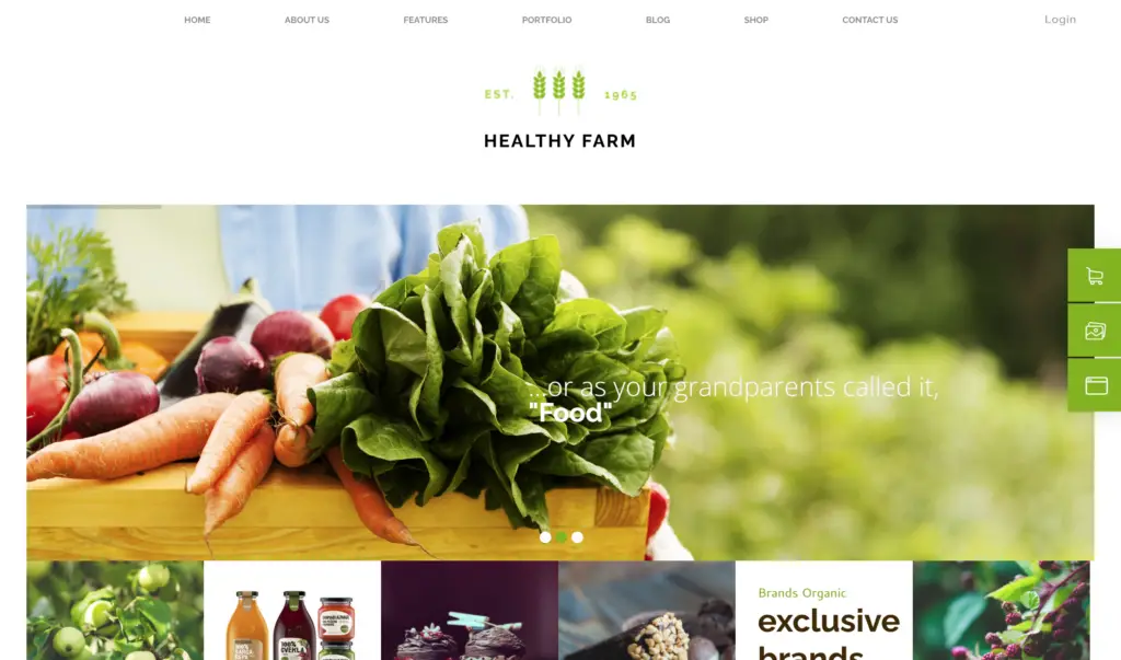 Healthy Farm | Food & Agriculture WordPress Theme