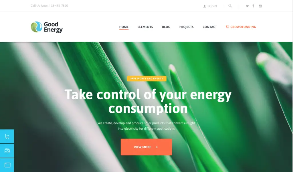 Good Energy – Ecology & Renewable Power Company WordPress Theme