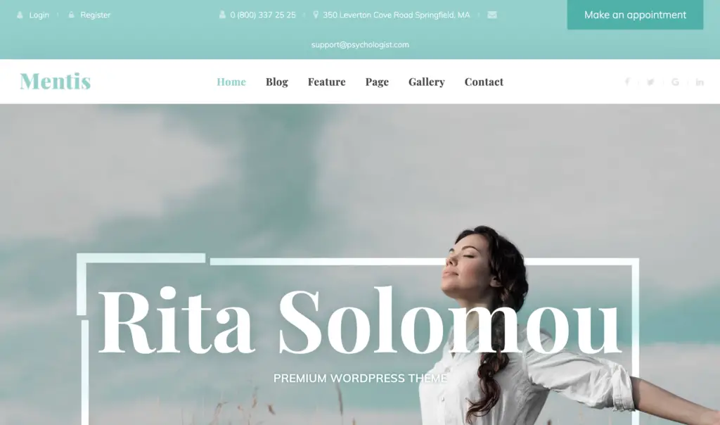 Menticare – Therapy and Counseling WordPress Theme