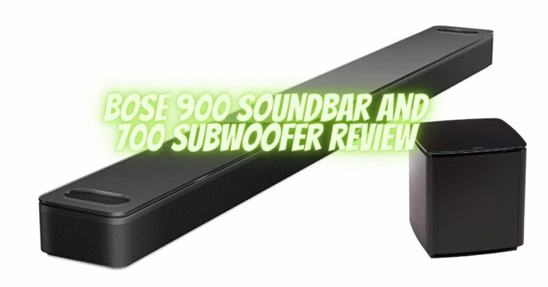 Bose 900 Soundbar and 700 subwoofer review