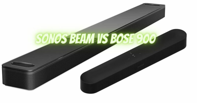 Sonos Beam vs Bose 900