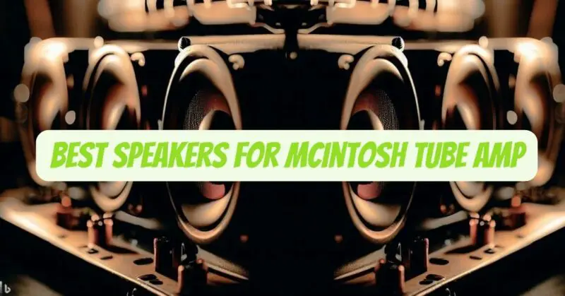 Best Speakers for Mcintosh Tube Amp