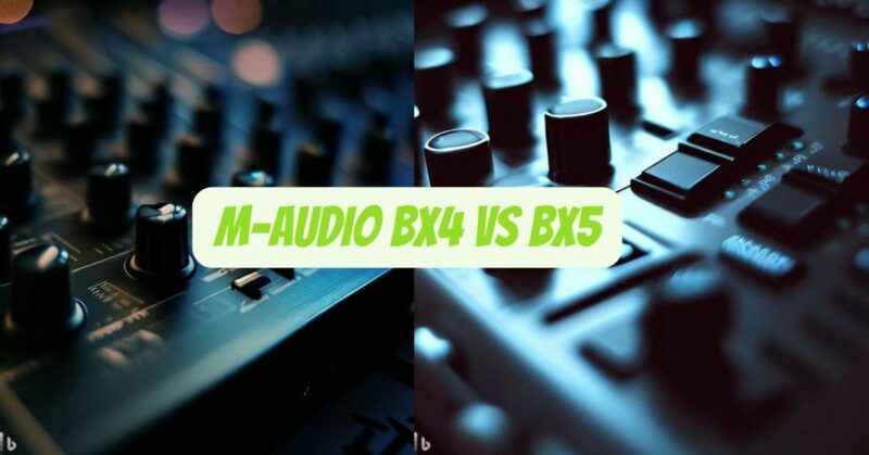 M-Audio BX4 vs BX5