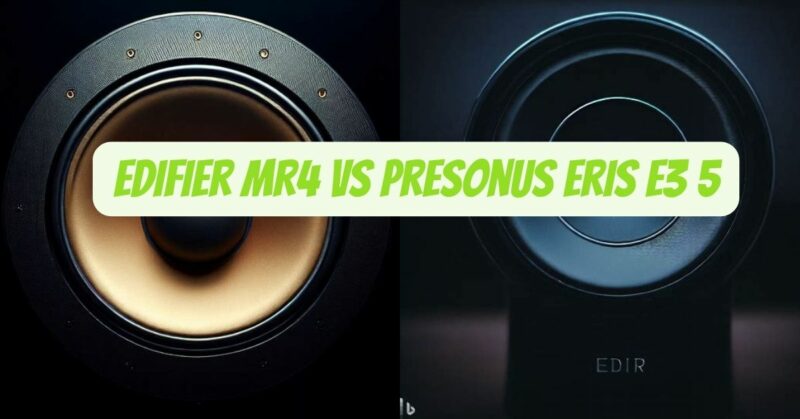 Edifier MR4 vs Presonus Eris E3 5