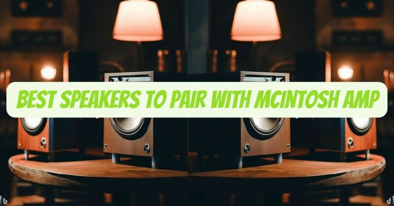 Best Speakers to Pair with Mcintosh Amp