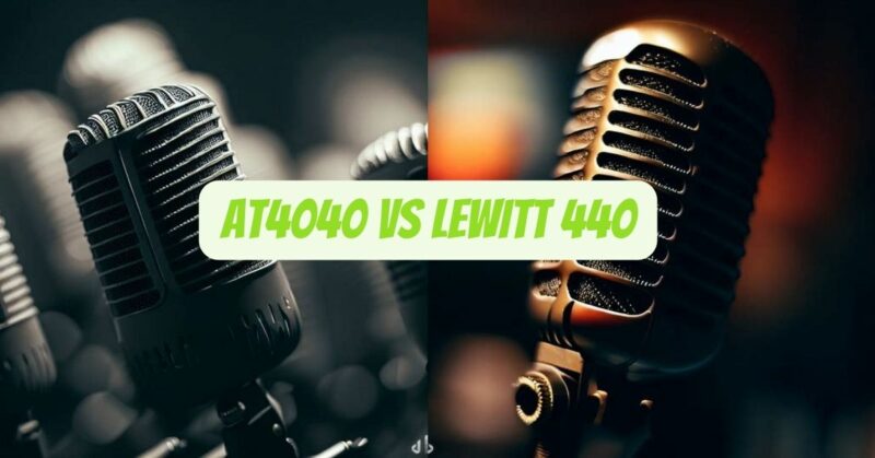 AT4040 vs Lewitt 440