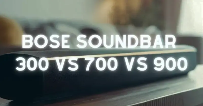 Soundbar 300 vs vs 900 All Turntables