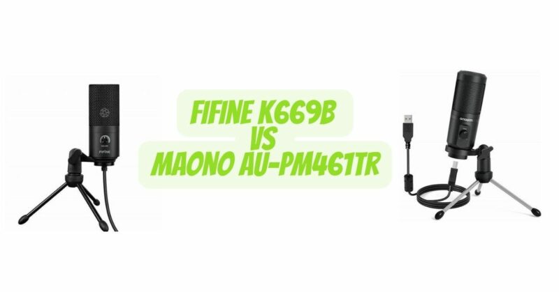 Fifine K669b vs Maono au-pm461tr