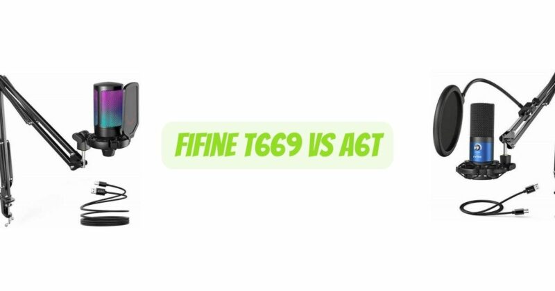 Fifine T669 vs A6T