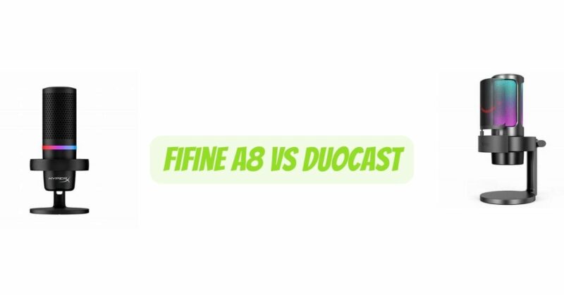 Fifine a8 vs Duocast