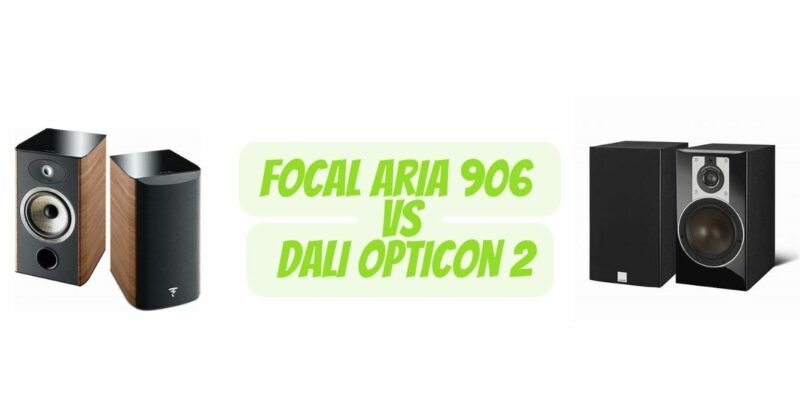 Focal Aria 906 vs Dali Opticon 2