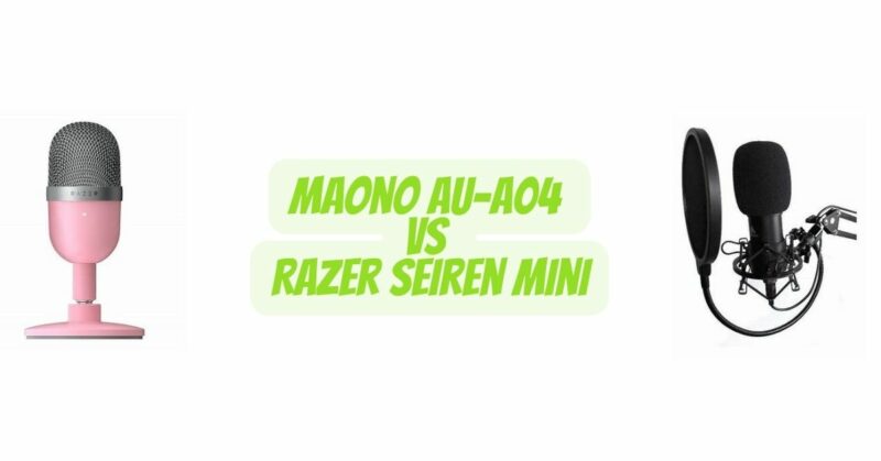 Maono au-a04 vs Razer Seiren Mini