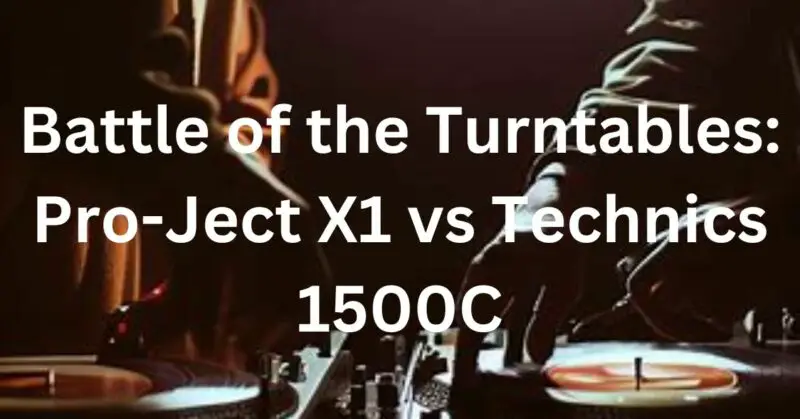 Pro-Ject X1 vs Technics 1500C