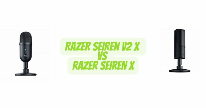 Razer Seiren V2 X vs Razer Seiren X