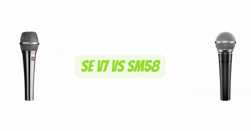 sE V7 vs SM58