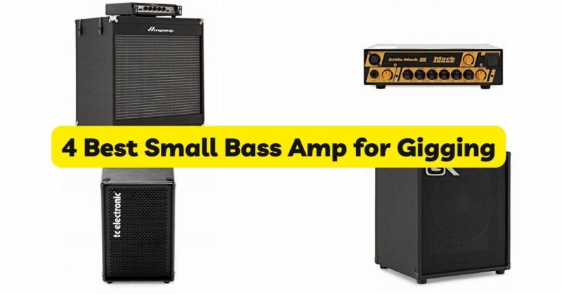 4 Best Small Bass Amp for Gigging