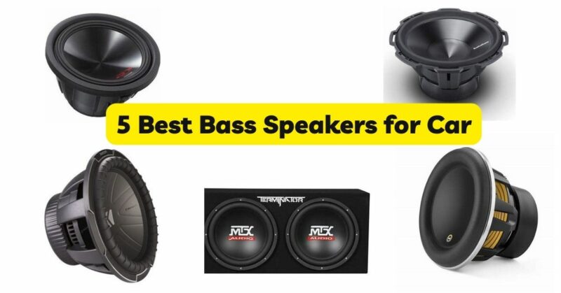 5 Best Bass Speakers for Car