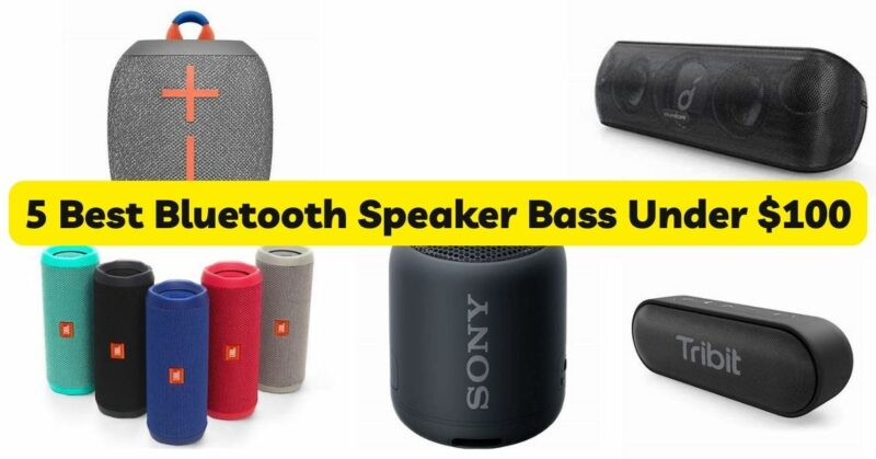 5 Best Bluetooth Speaker Bass Under $100