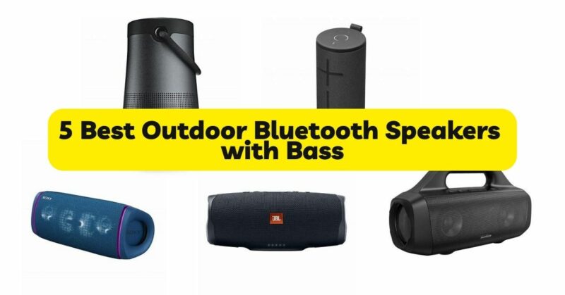 5 Best Outdoor Bluetooth Speakers with Bass