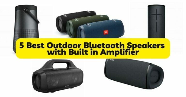 5 Best Outdoor Bluetooth Speakers with Built in Amplifier - All For ...