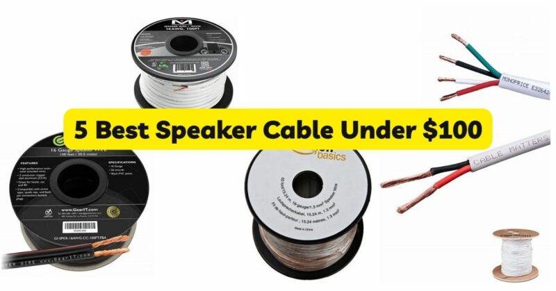 5 Best Speaker Cable Under $100