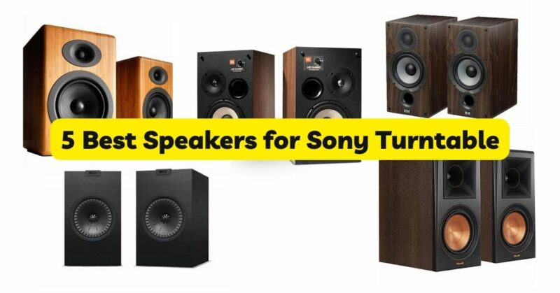 5 Best Speakers for Sony Turntable