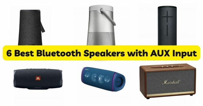 6 Best Bluetooth Speakers with AUX Input