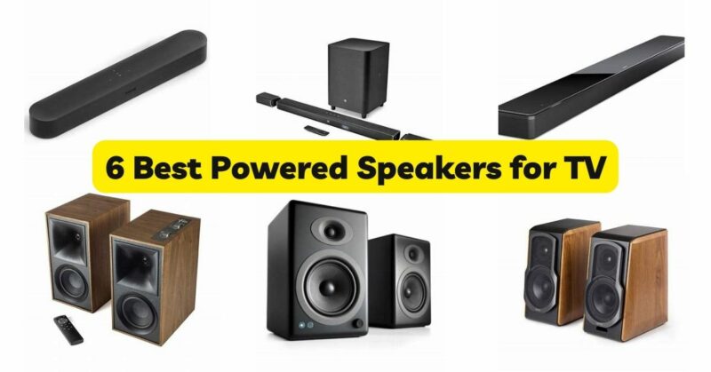 6 Best Powered Speakers for TV
