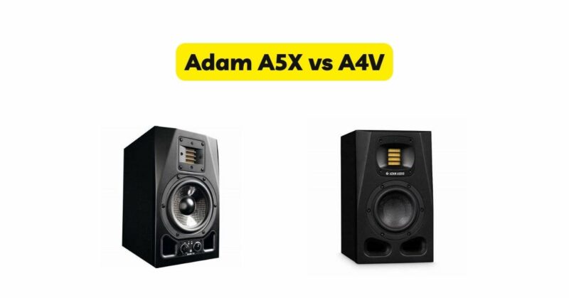 Adam A5X vs A4V - All for Turntables