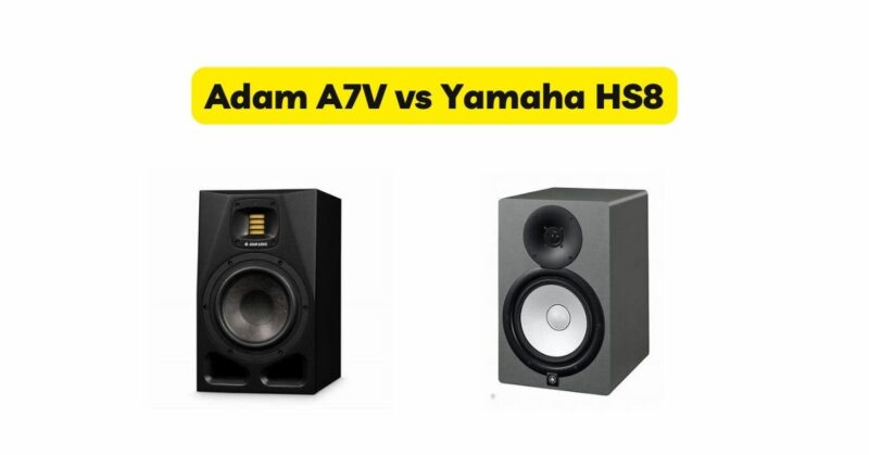 Adam A7V vs Yamaha HS8