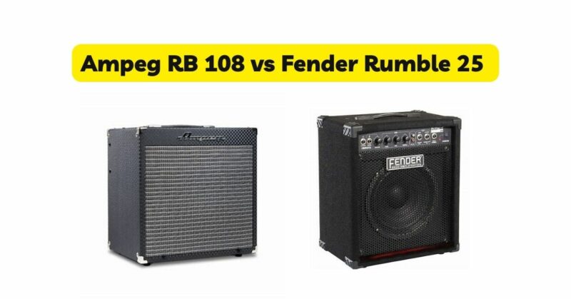 Ampeg RB 108 vs Fender Rumble 25