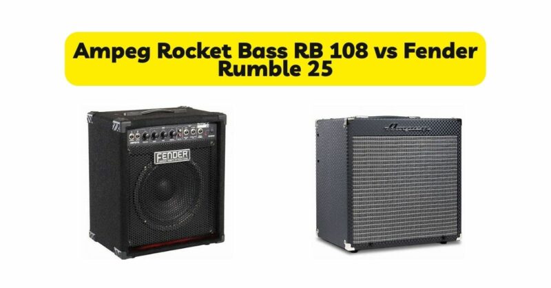 Ampeg Rocket Bass RB 108 vs Fender Rumble 25