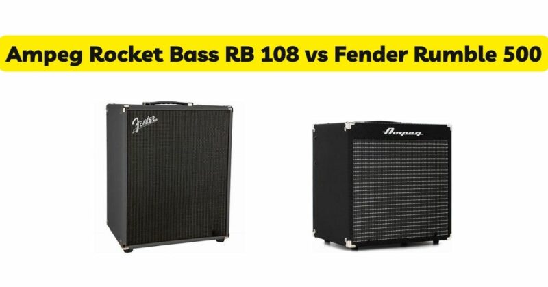 Ampeg Rocket Bass RB 108 vs Fender Rumble 500