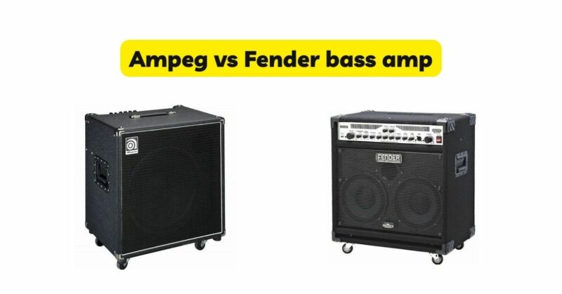 Ampeg vs Fender bass amp