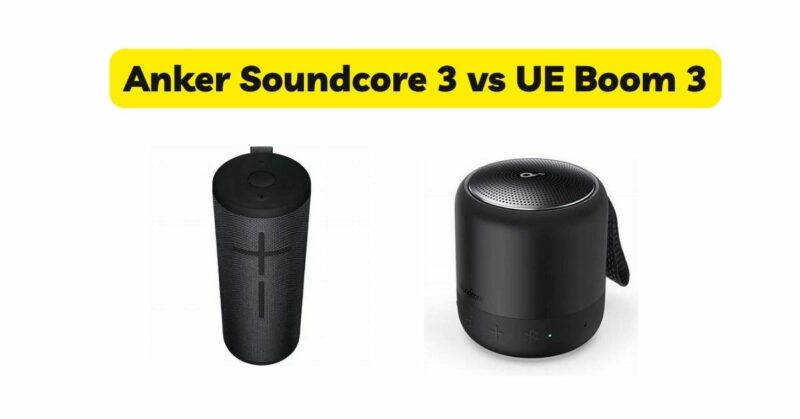 Anker Soundcore 3 vs UE Boom 3
