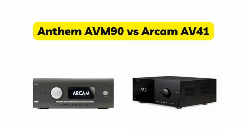 Anthem AVM90 vs Arcam AV41