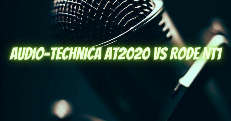 Audio-Technica AT2020 VS Rode NT1